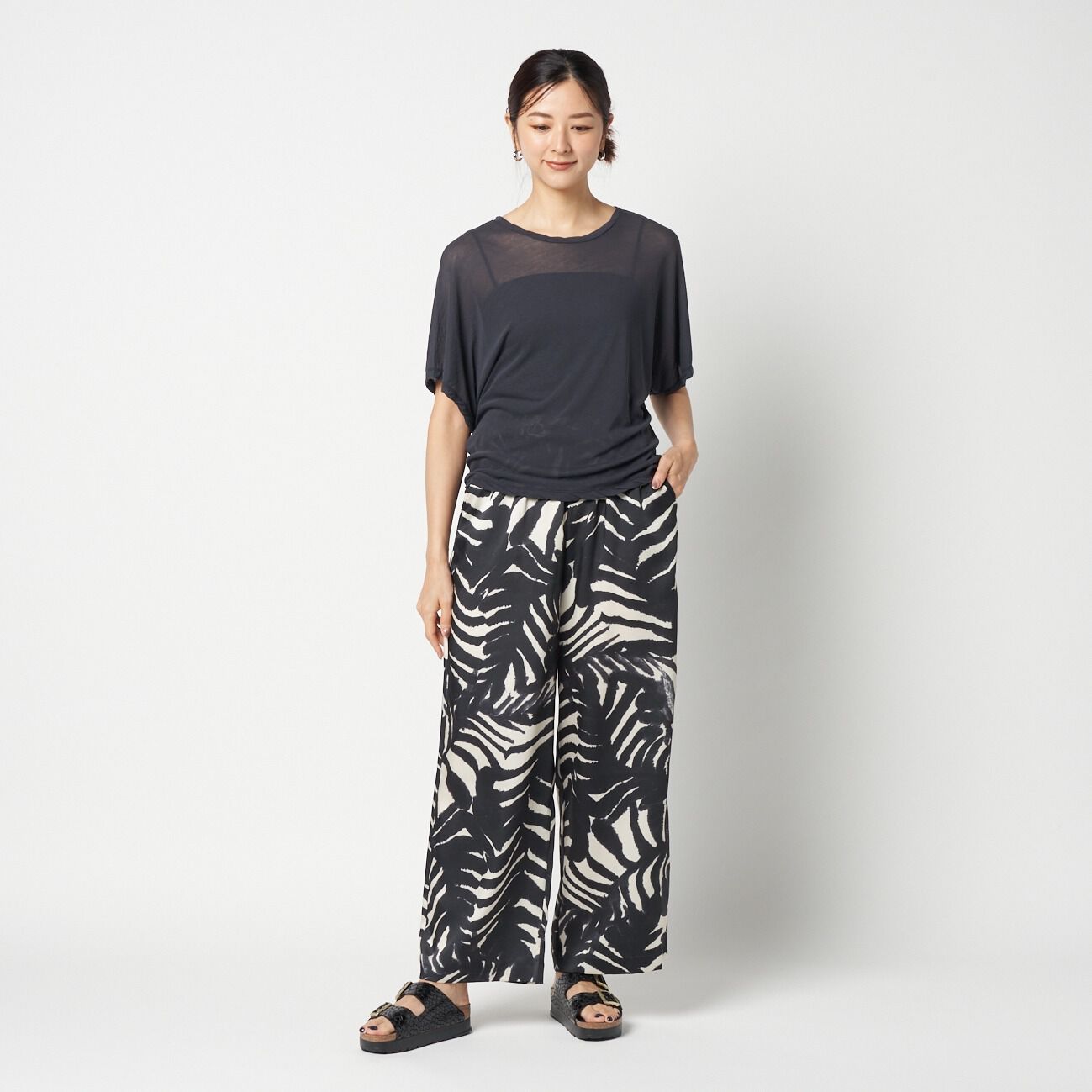 HELIOPOLE「HELIOPOLE SHEER COTTON  DOLMANSLEEVE TEE」|Tシャツ・カットソー|