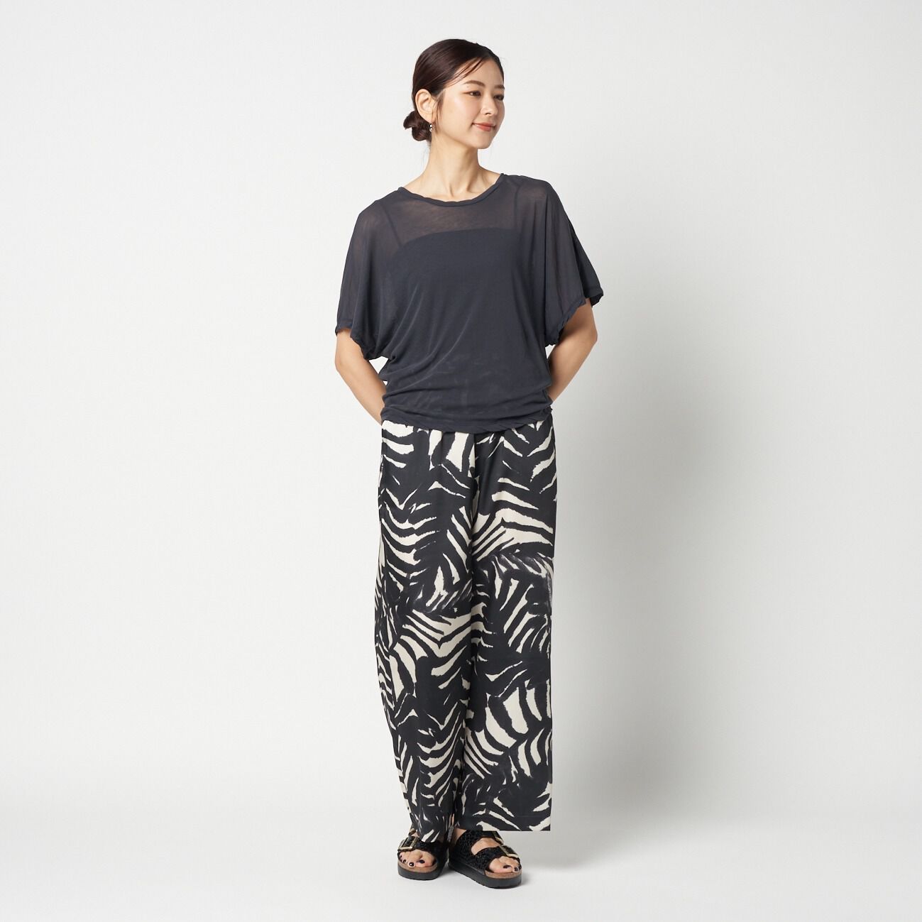 HELIOPOLE「HELIOPOLE SHEER COTTON  DOLMANSLEEVE TEE」|Tシャツ・カットソー|