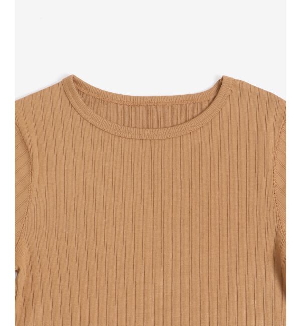 le.coeur blanc「5分袖リブカットソー」|Tシャツ・カットソー|