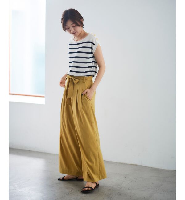 le.coeur blanc「ショルダーボタンフレンチニット」|ニット・セーター|