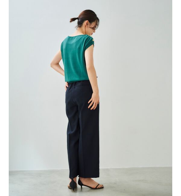 le.coeur blanc「ショルダーボタンフレンチニット」|ニット・セーター|