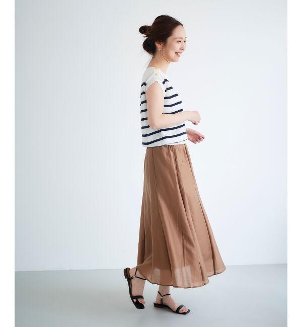 le.coeur blanc「ショルダーボタンフレンチニット」|ニット・セーター|