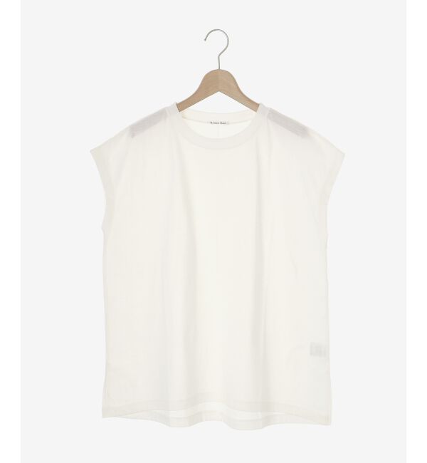 le.coeur blanc「オーガニックコットンフレンチスリーブTシャツ」|Tシャツ・カットソー|