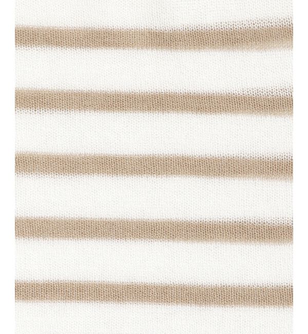 le.coeur blanc「《手洗い可能》シアーニットプルオーバー」|ニット・セーター|