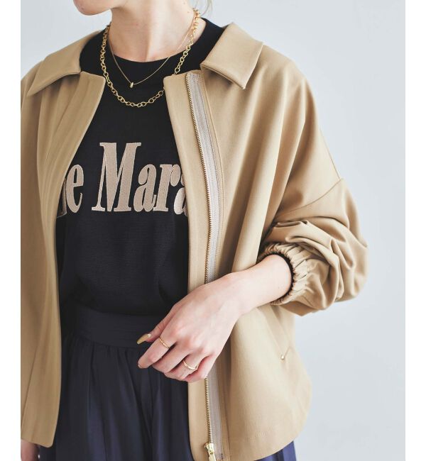 le.coeur blanc「シアー刺繍ロゴニット」|ニット・セーター|