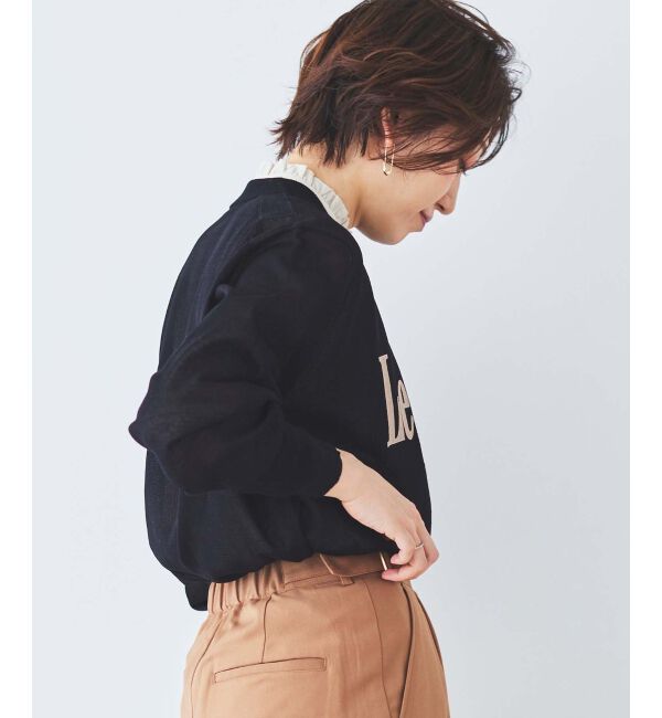 le.coeur blanc「シアー刺繍ロゴニット」|ニット・セーター|