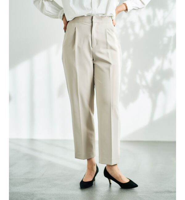 le.coeur blanc「ツインクロスタックストレートパンツ」|その他|