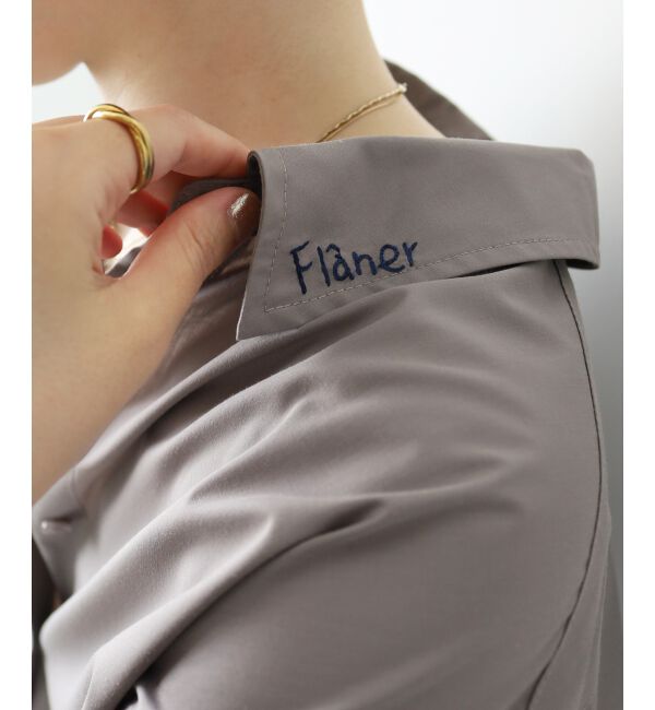  「《WEB限定アイテム》レタリング刺繍シャツ」|シャツ・ブラウス|