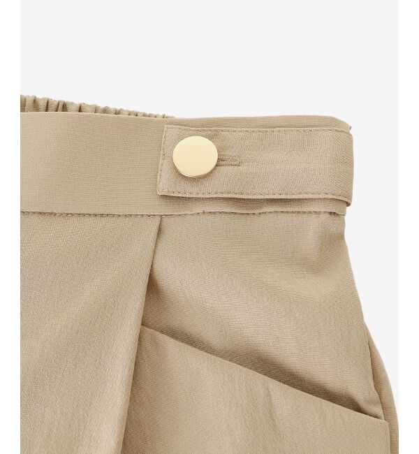  「《手洗い可能》RNストレッチセミワイドタックパンツ」|その他|