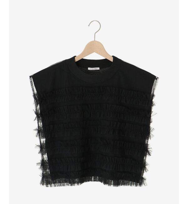  「チュールフリルフレンチニット」|ニット・セーター|