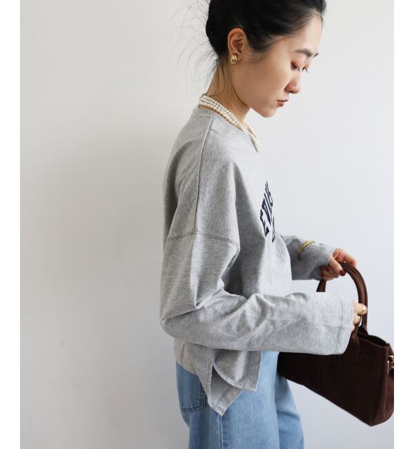  「《WEB限定アイテム》カレッジロゴオーバーロンT」|Tシャツ・カットソー|