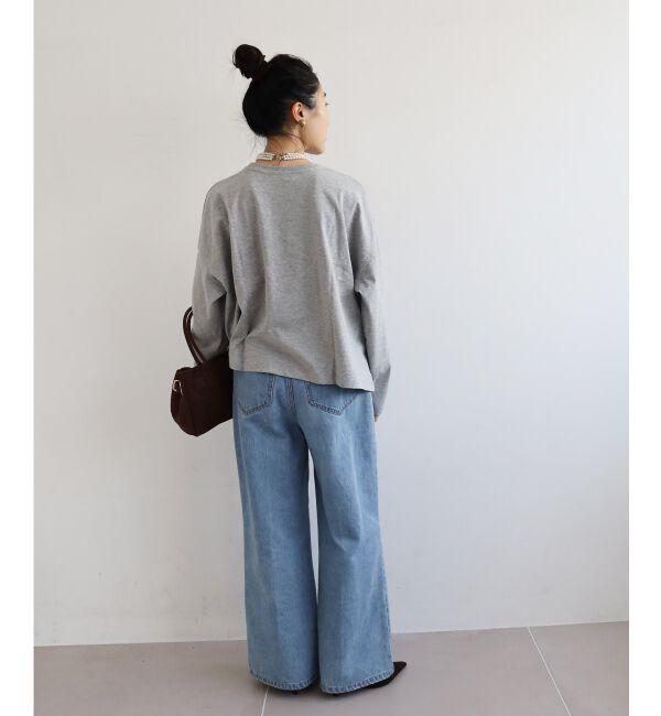  「《WEB限定アイテム》カレッジロゴオーバーロンT」|Tシャツ・カットソー|