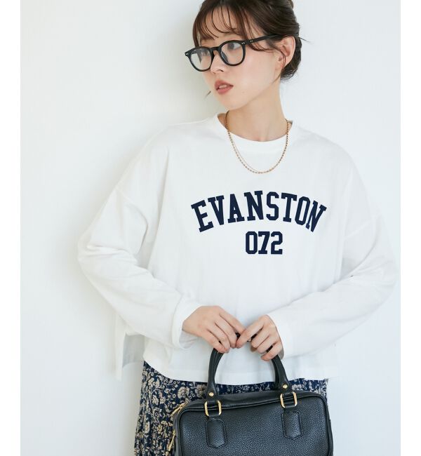  「《WEB限定アイテム》カレッジロゴオーバーロンT」|Tシャツ・カットソー|