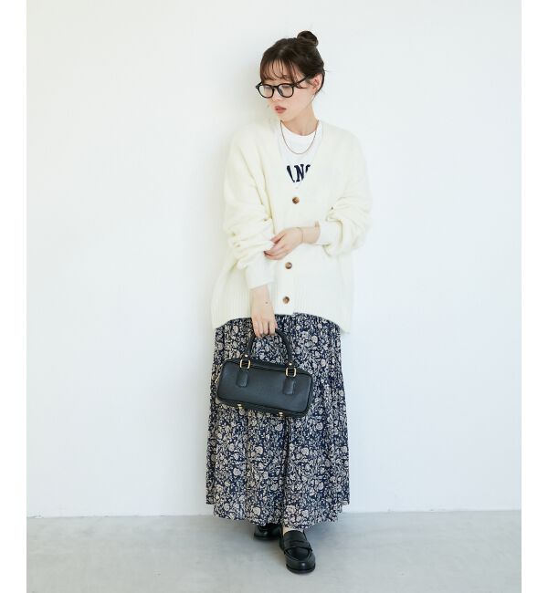  「《WEB限定アイテム》カレッジロゴオーバーロンT」|Tシャツ・カットソー|