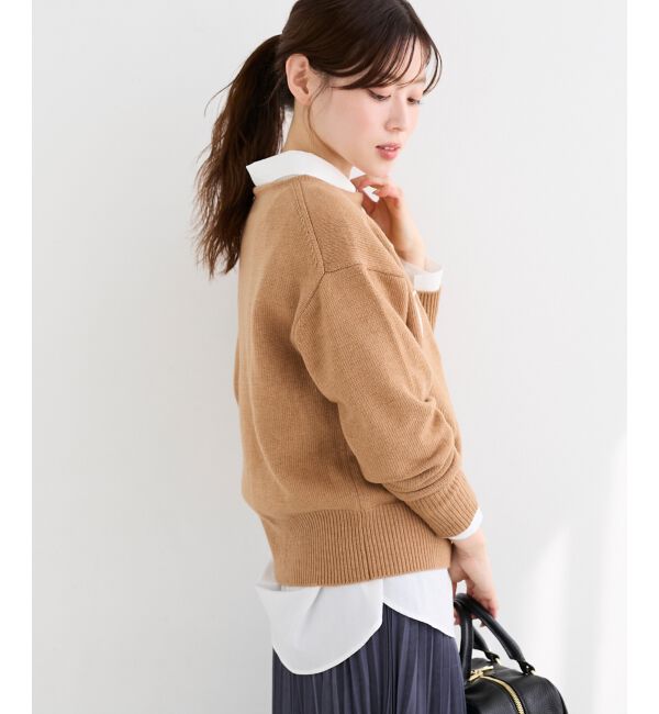  「メッセージ刺繍プルオーバー」|ニット・セーター|