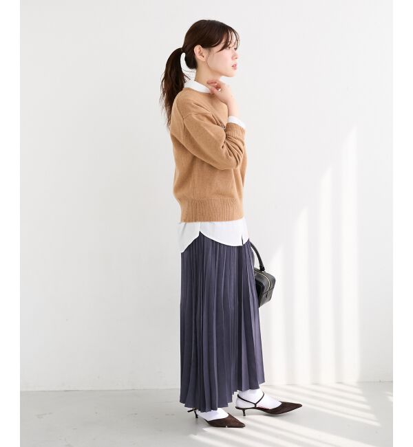  「メッセージ刺繍プルオーバー」|ニット・セーター|