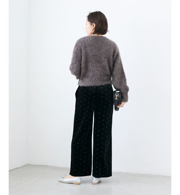  「《WEB限定アイテム》グリッタードットベロアイージーパンツ」|その他|