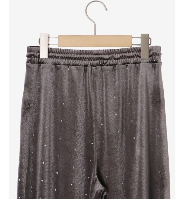  「《WEB限定アイテム》グリッタードットベロアイージーパンツ」|その他|