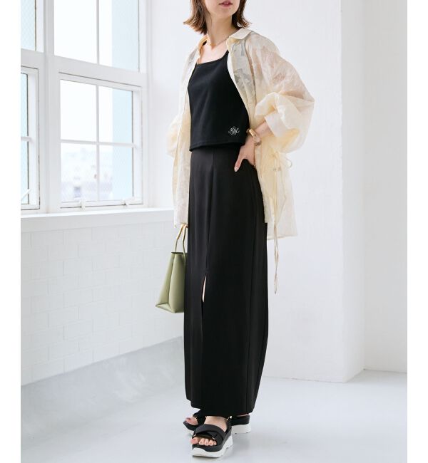 MAJESTICLEGON「サイドリボンシアーシャツ」|シャツ・ブラウス|