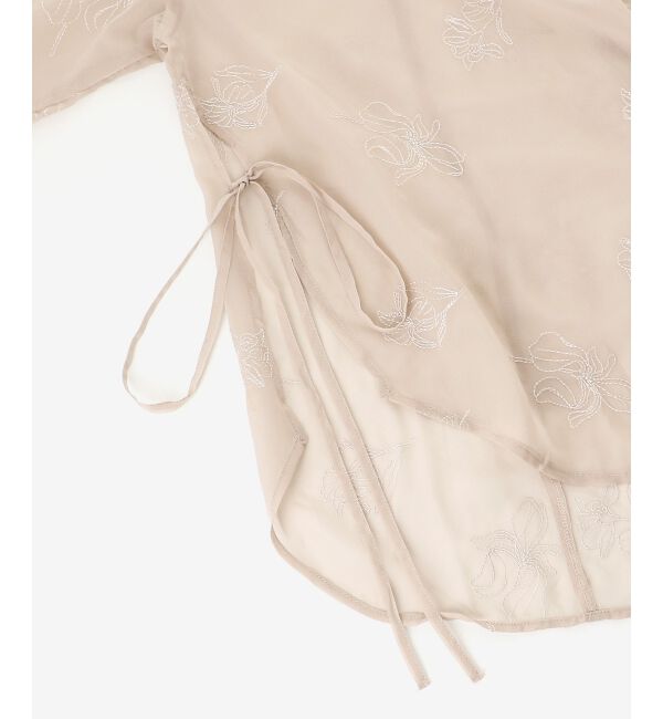 MAJESTICLEGON「サイドリボンシアーシャツ」|シャツ・ブラウス|