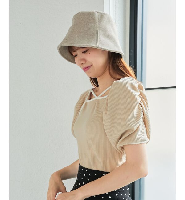 MAJESTICLEGON「パイピングリブトップス」|Tシャツ・カットソー|