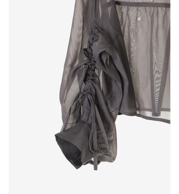  「キラキラドロストシアーシャツ」|シャツ・ブラウス|