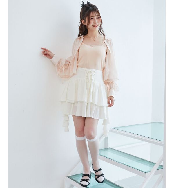  「キラキラドロストシアーシャツ」|シャツ・ブラウス|