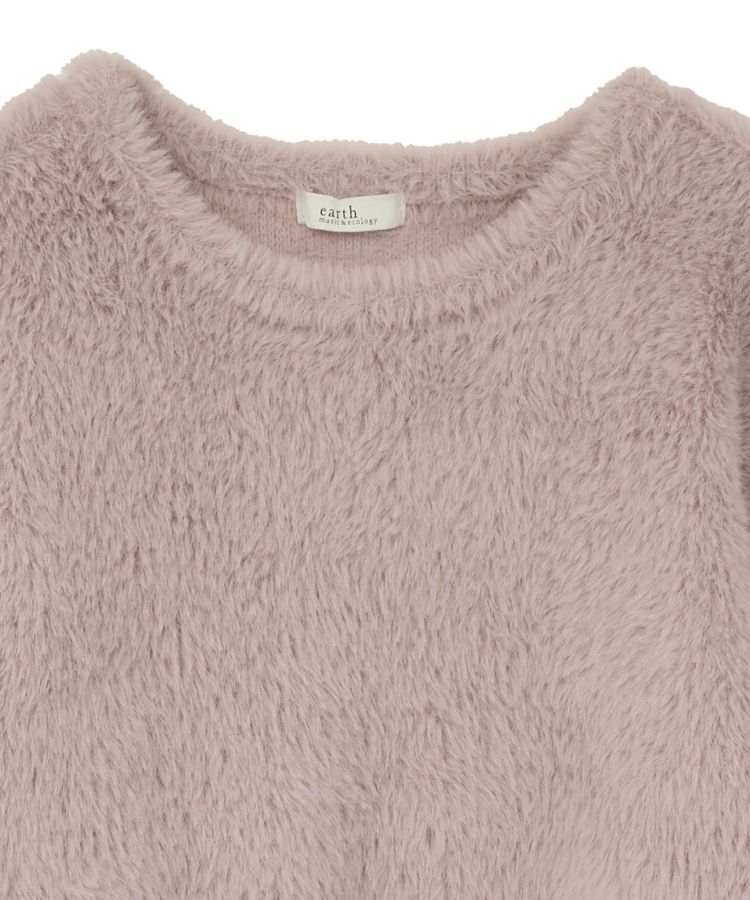 earth music&ecology「Wフェイスシャギープルオーバー」|ニット・セーター|