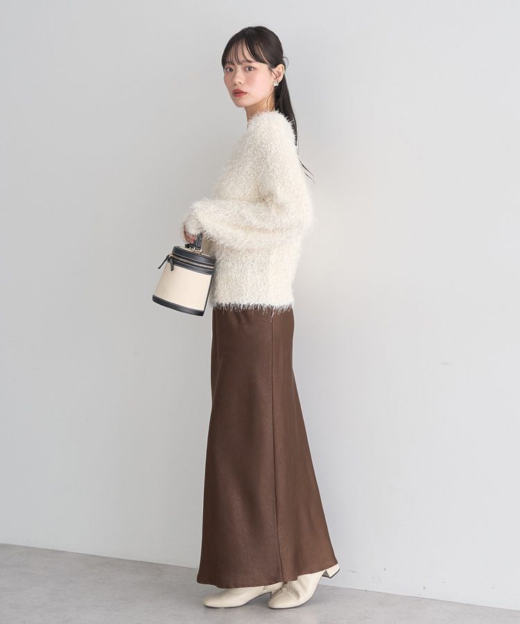 earth music&ecology「ポンポンヤーンラメニットプルオーバー」|ニット・セーター|