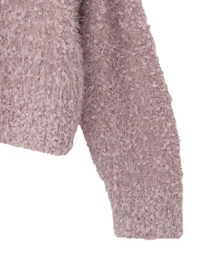 earth music&ecology「ポンポンヤーンラメニットプルオーバー」|ニット・セーター|