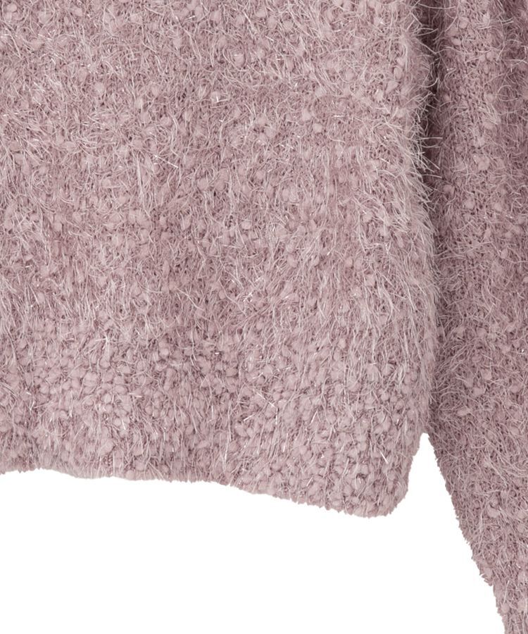 earth music&ecology「ポンポンヤーンラメニットプルオーバー」|ニット・セーター|