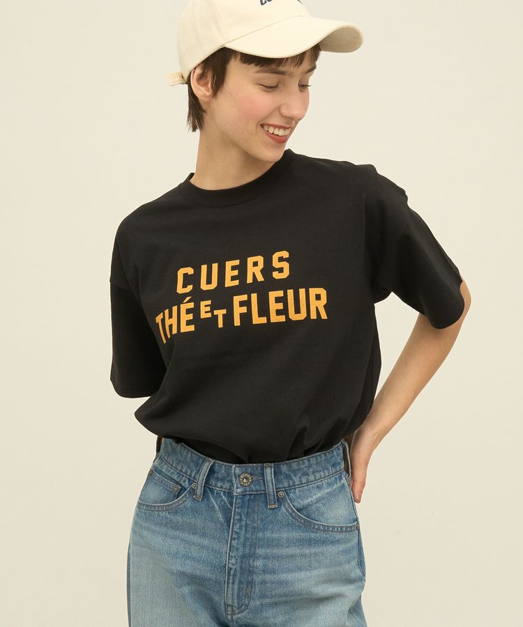 AMERICAN HOLIC「デザインカレッジロゴプリントTシャツ」|Tシャツ・カットソー|Black