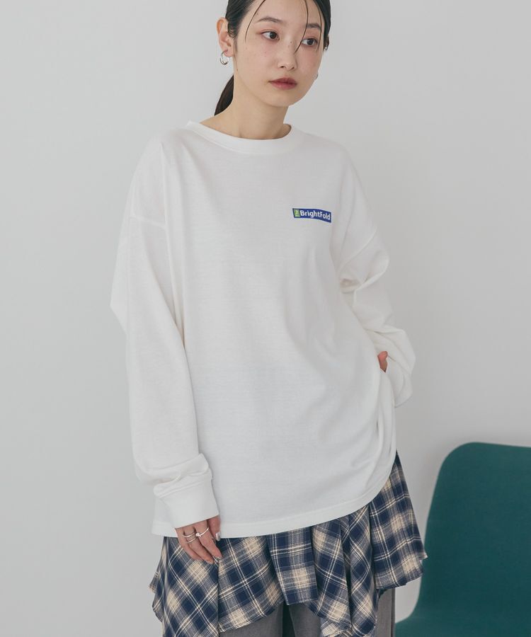 AMERICAN HOLIC「カンパニーロゴ風ロングTシャツ」|Tシャツ・カットソー|