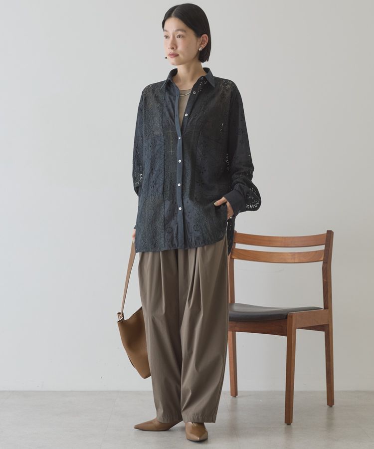 AMERICAN HOLIC「レースパッチワークシャツ」|シャツ・ブラウス|