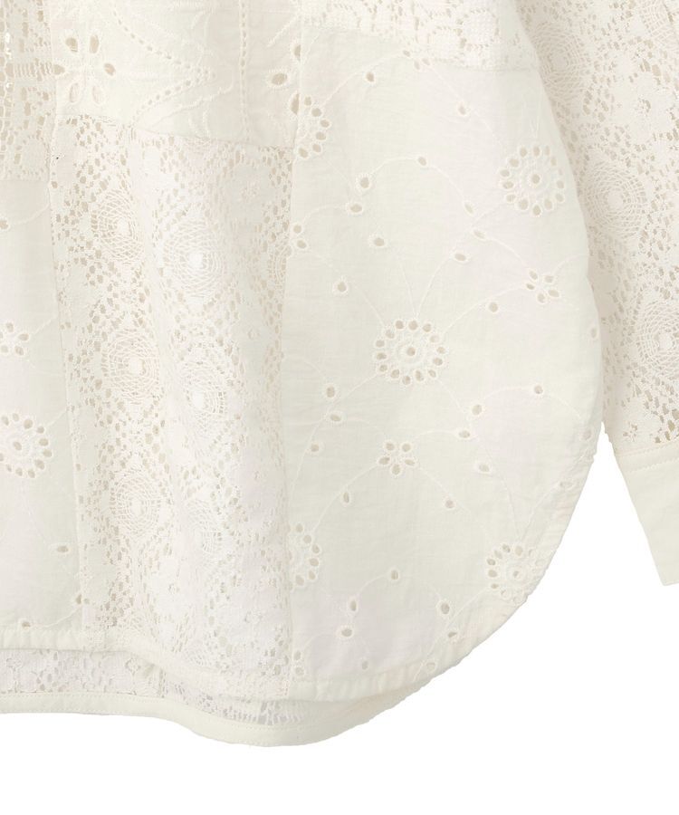 AMERICAN HOLIC「レースパッチワークシャツ」|シャツ・ブラウス|