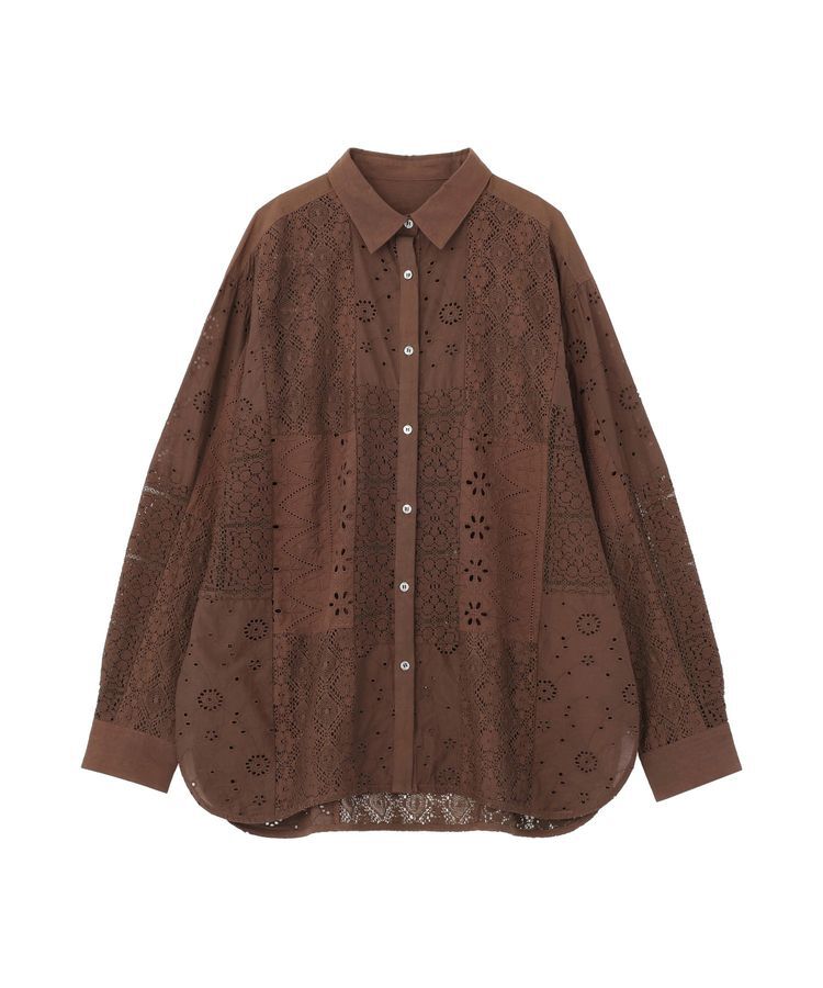 AMERICAN HOLIC「レースパッチワークシャツ」|シャツ・ブラウス|