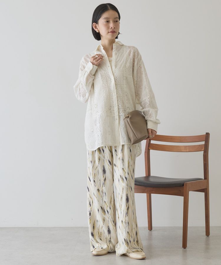 AMERICAN HOLIC「レースパッチワークシャツ」|シャツ・ブラウス|