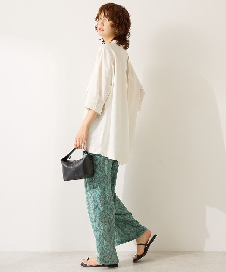 AMERICAN HOLIC「【WEB限定】接触冷感バンドカラーシャツチュニック」|シャツ・ブラウス|