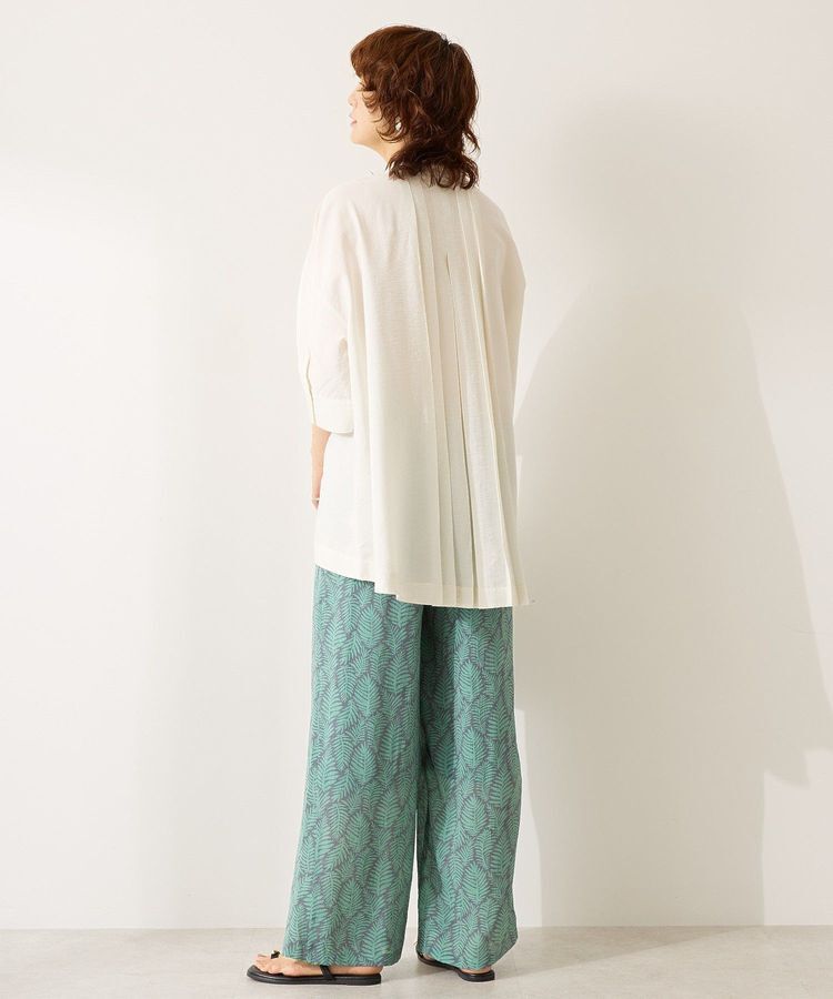 AMERICAN HOLIC「【WEB限定】接触冷感バンドカラーシャツチュニック」|シャツ・ブラウス|