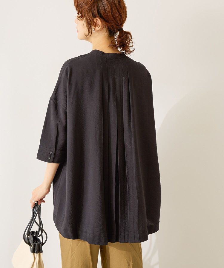 AMERICAN HOLIC「【WEB限定】接触冷感バンドカラーシャツチュニック」|シャツ・ブラウス|