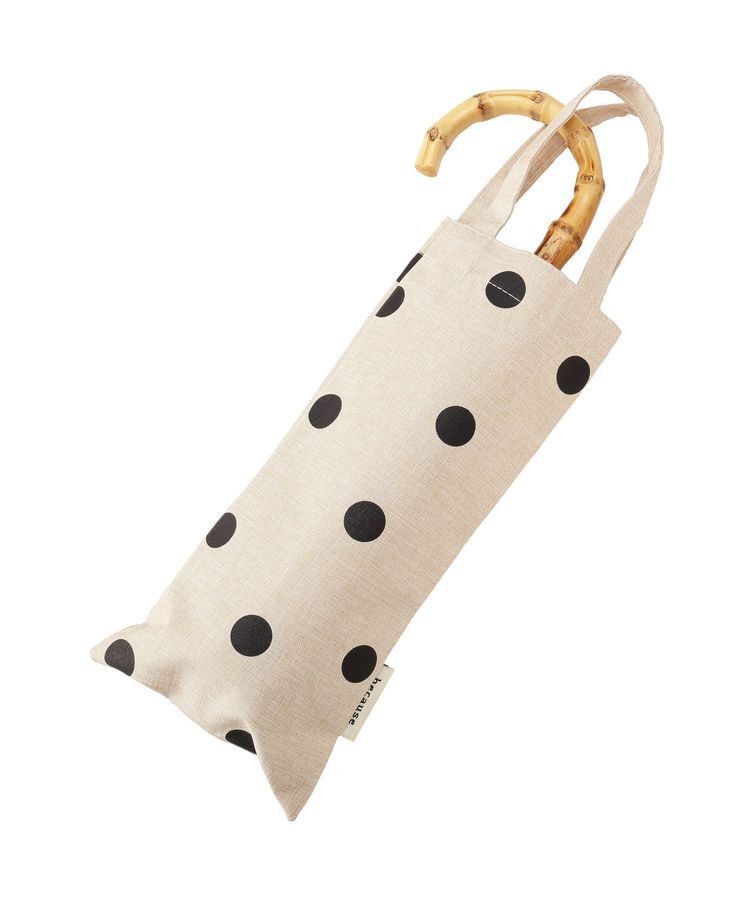 YECCA VECCA「【because】ドットトートバッグミニ」|傘|