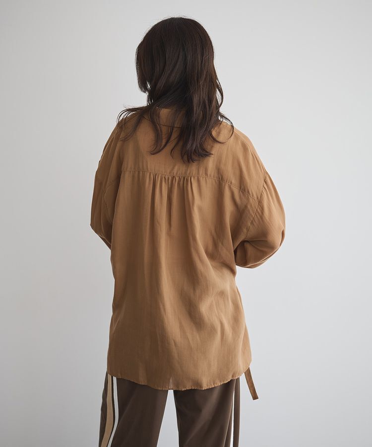 GARAGE OF GOOD CLOTHING「ウエストドロストリボンシャツ」|シャツ・ブラウス|