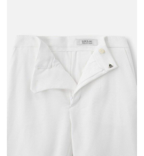 LOULOU WILLOUGHBY「【LOULOU WILLOUGHBY】ドビーストレッチテーパードパンツ」|その他|