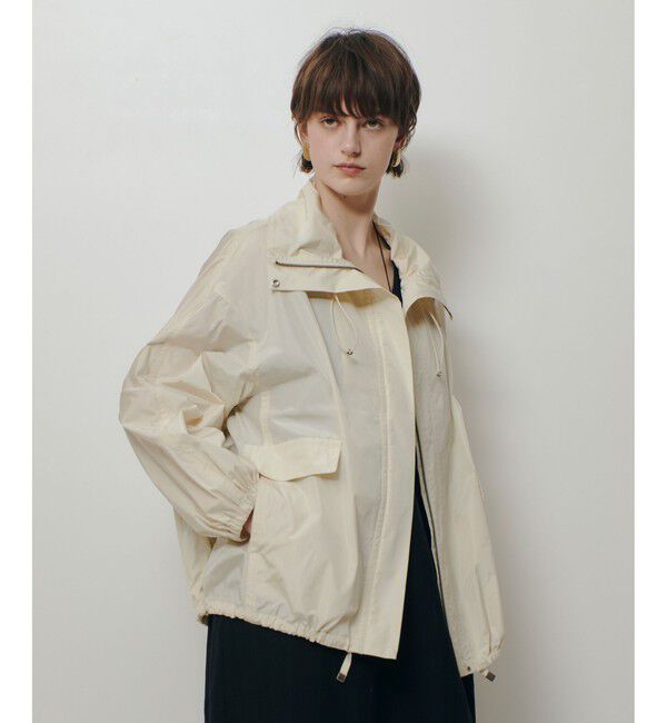 allureville「【ATELIER Line】メモリータフタスタンドカラーブルゾン」|ブルゾン・スタジャン|