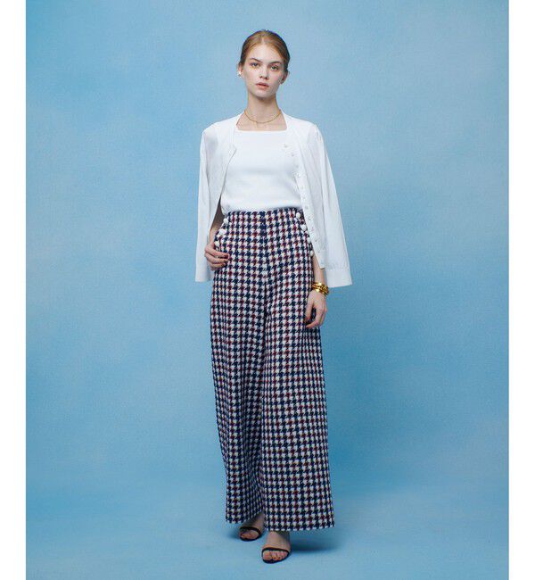 LOULOU WILLOUGHBY「【LOULOU WILLOUGHBY】トリコロールツイードマリンパンツ」|チノ|