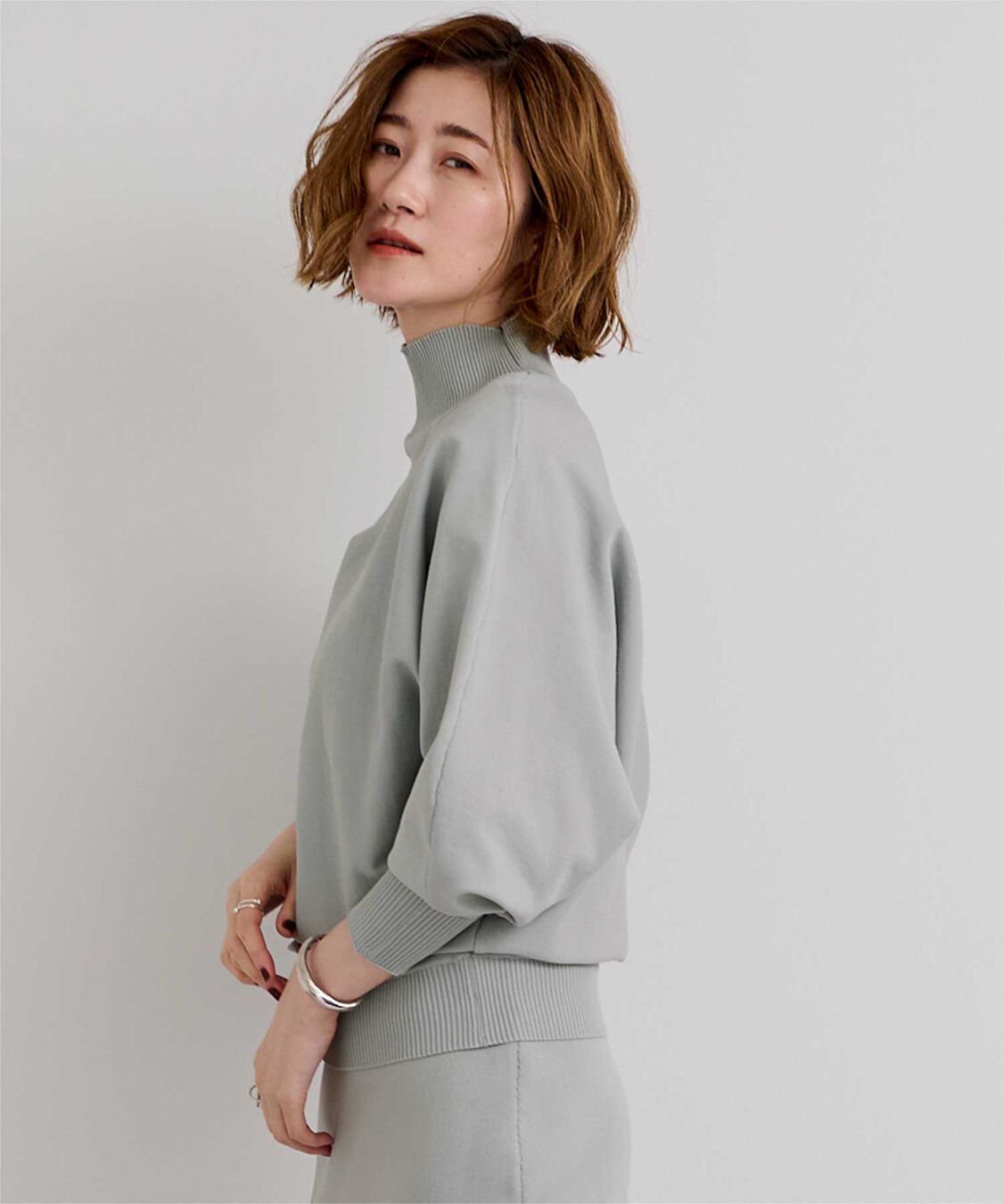 ur's「スポンディッシュハイネックドルマンスリーブニット」|ニット・セーター|