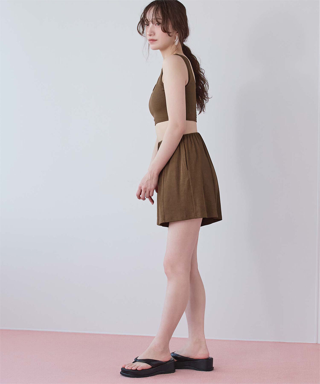 SEA DRESS「4点ｾｯﾄ/ﾍﾑﾗｲﾝﾗｯｼｭｶﾞｰﾄﾞ&times;ﾋﾞｷﾆ/水着」|ビキニ|