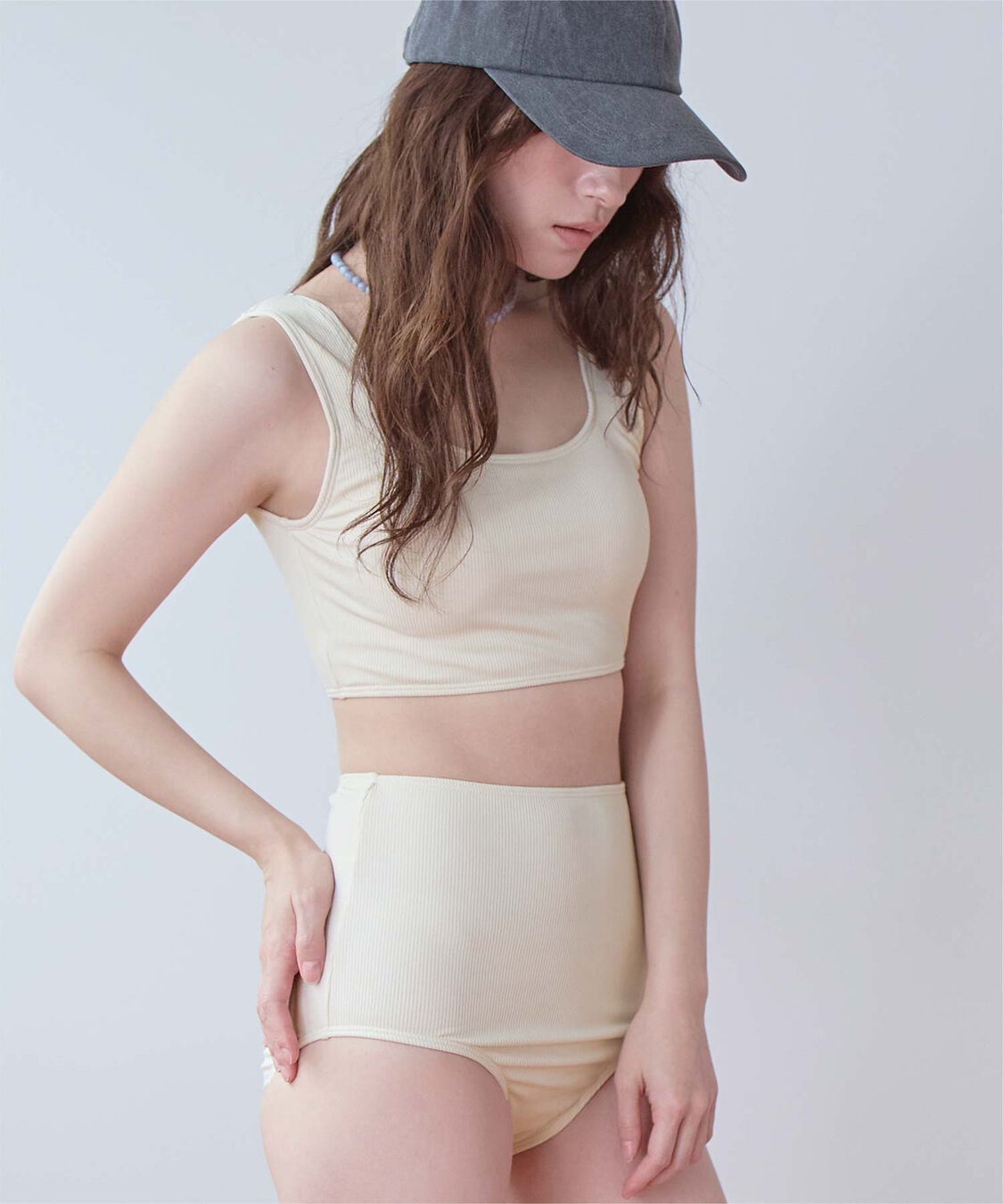 SEA DRESS「4点ｾｯﾄ/ﾍﾑﾗｲﾝﾗｯｼｭｶﾞｰﾄﾞ&times;ﾋﾞｷﾆ/水着」|ビキニ|