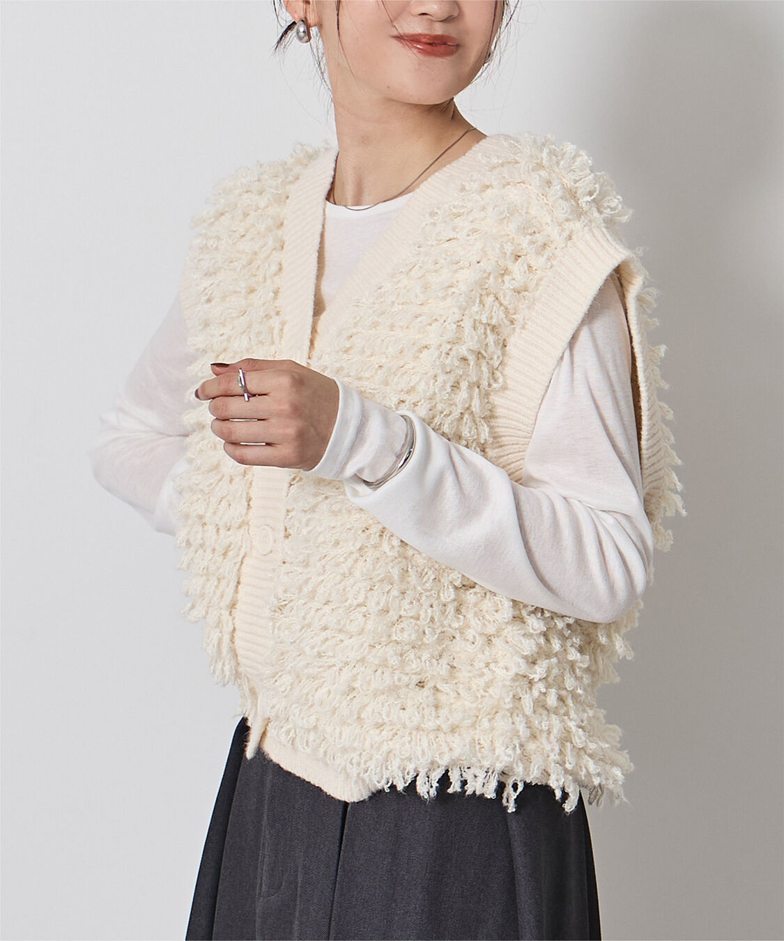 ur's「レイヤードトップスセット」|Tシャツ・カットソー|