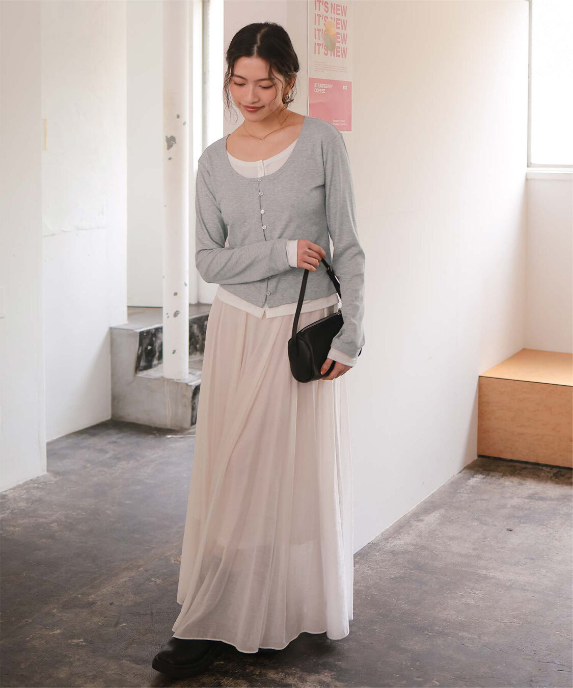 titivate「レイヤード風リブカットソートップス」|Tシャツ・カットソー|